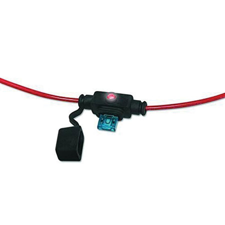 WIRTHCO ENGINEERING WirthCo 24410 MinBlade LED Fuse Holder with Water-Resistant Cover 24410